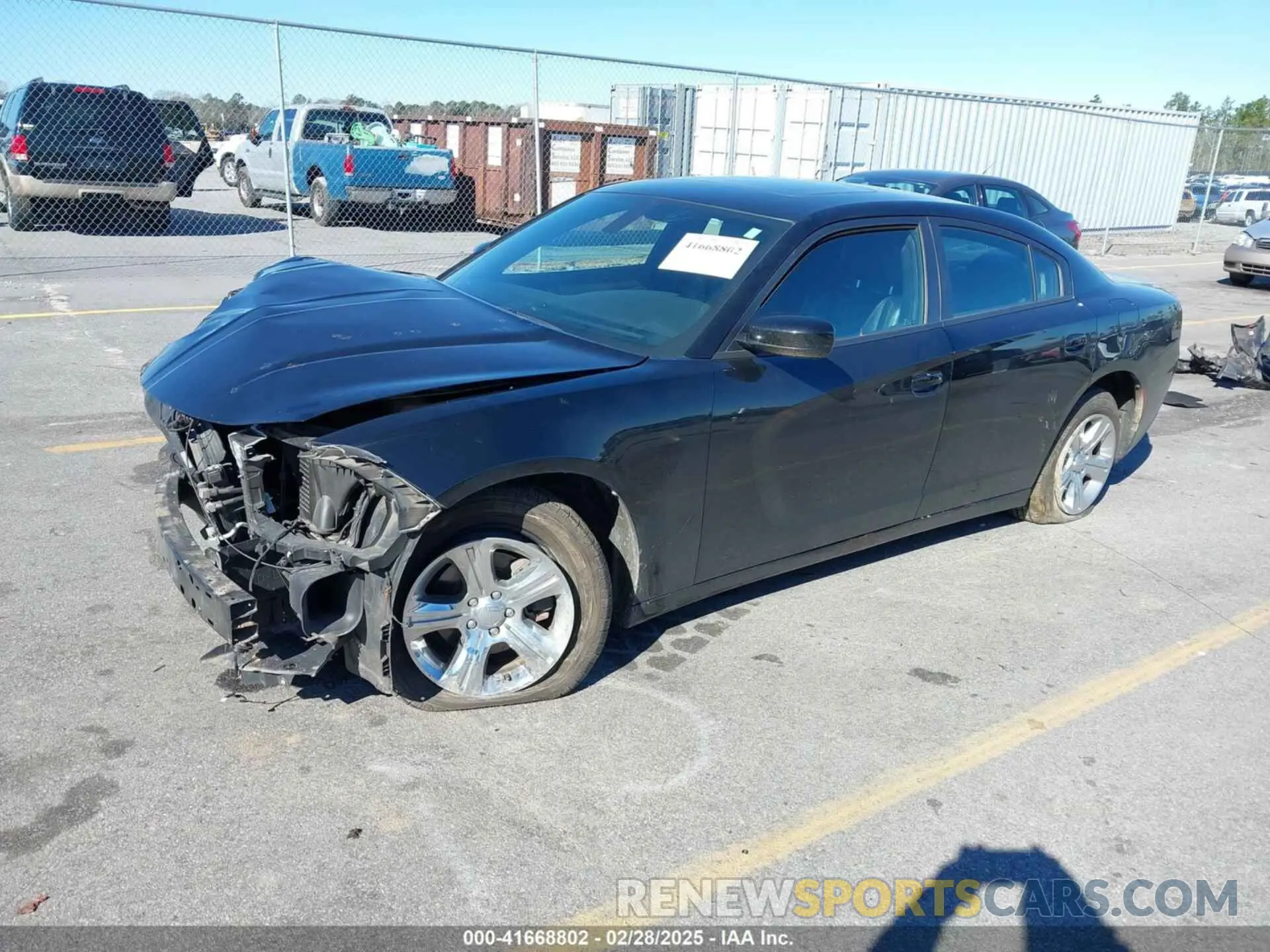 2 Photograph of a damaged car 2C3CDXBG7MH510906 DODGE CHARGER 2021