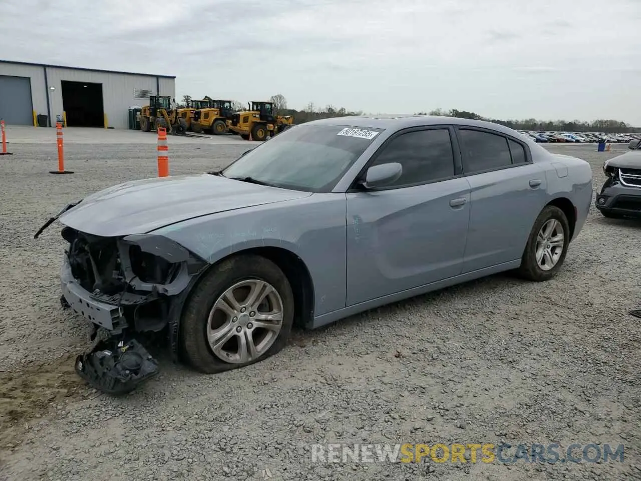 1 Photograph of a damaged car 2C3CDXBG7MH522506 DODGE CHARGER 2021