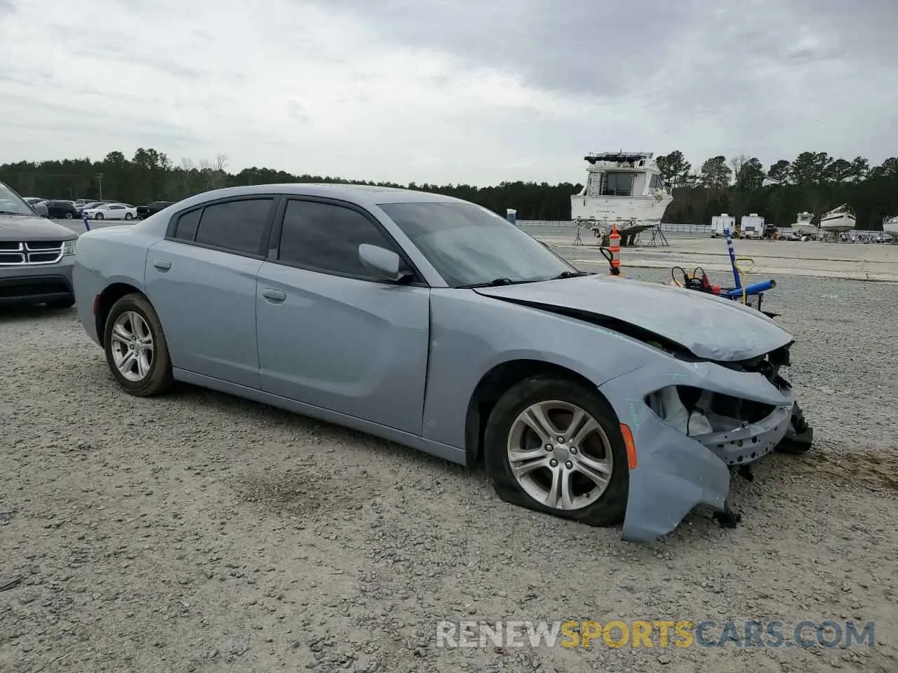 4 Photograph of a damaged car 2C3CDXBG7MH522506 DODGE CHARGER 2021