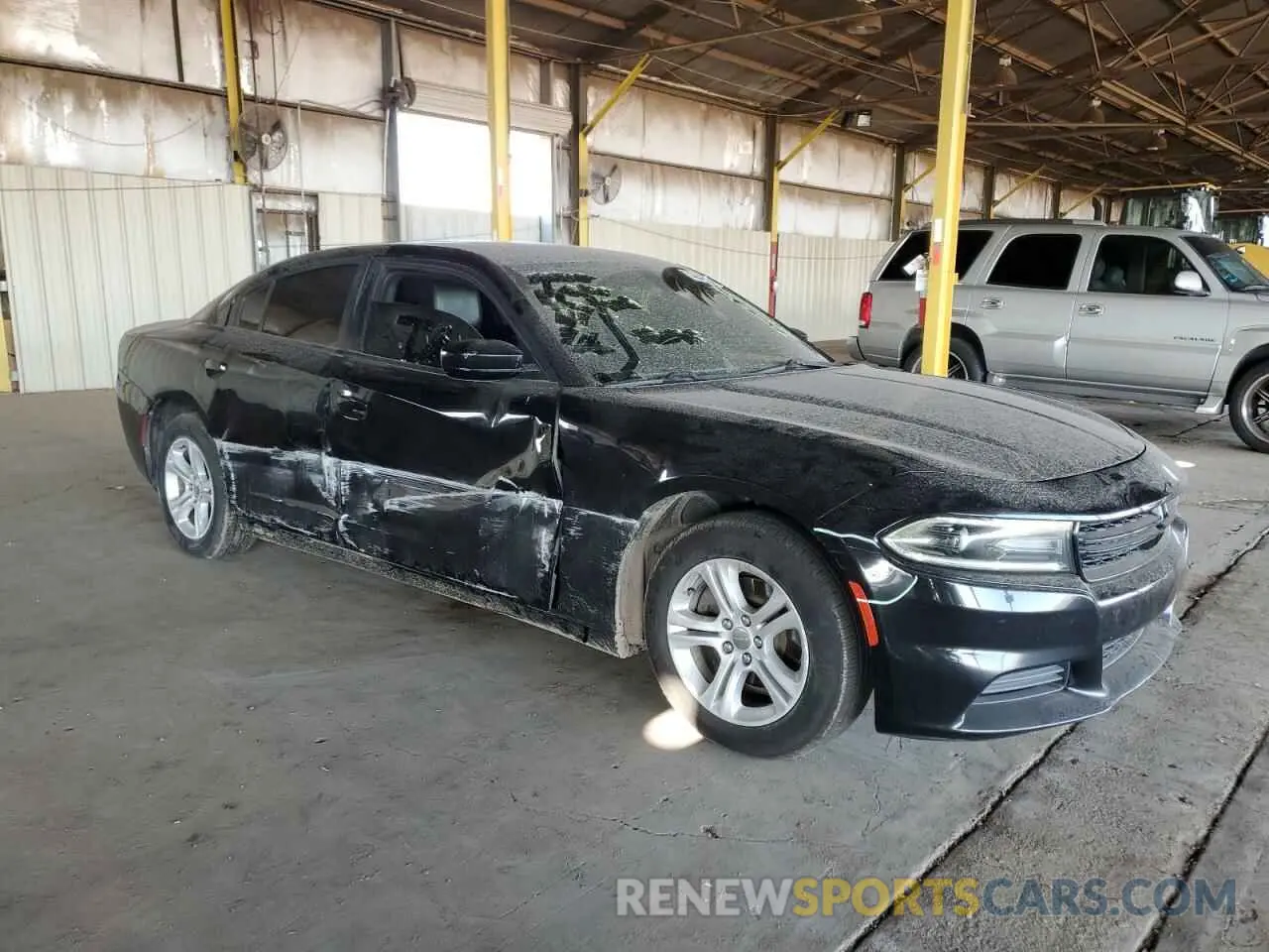 4 Photograph of a damaged car 2C3CDXBG7MH531464 DODGE CHARGER 2021