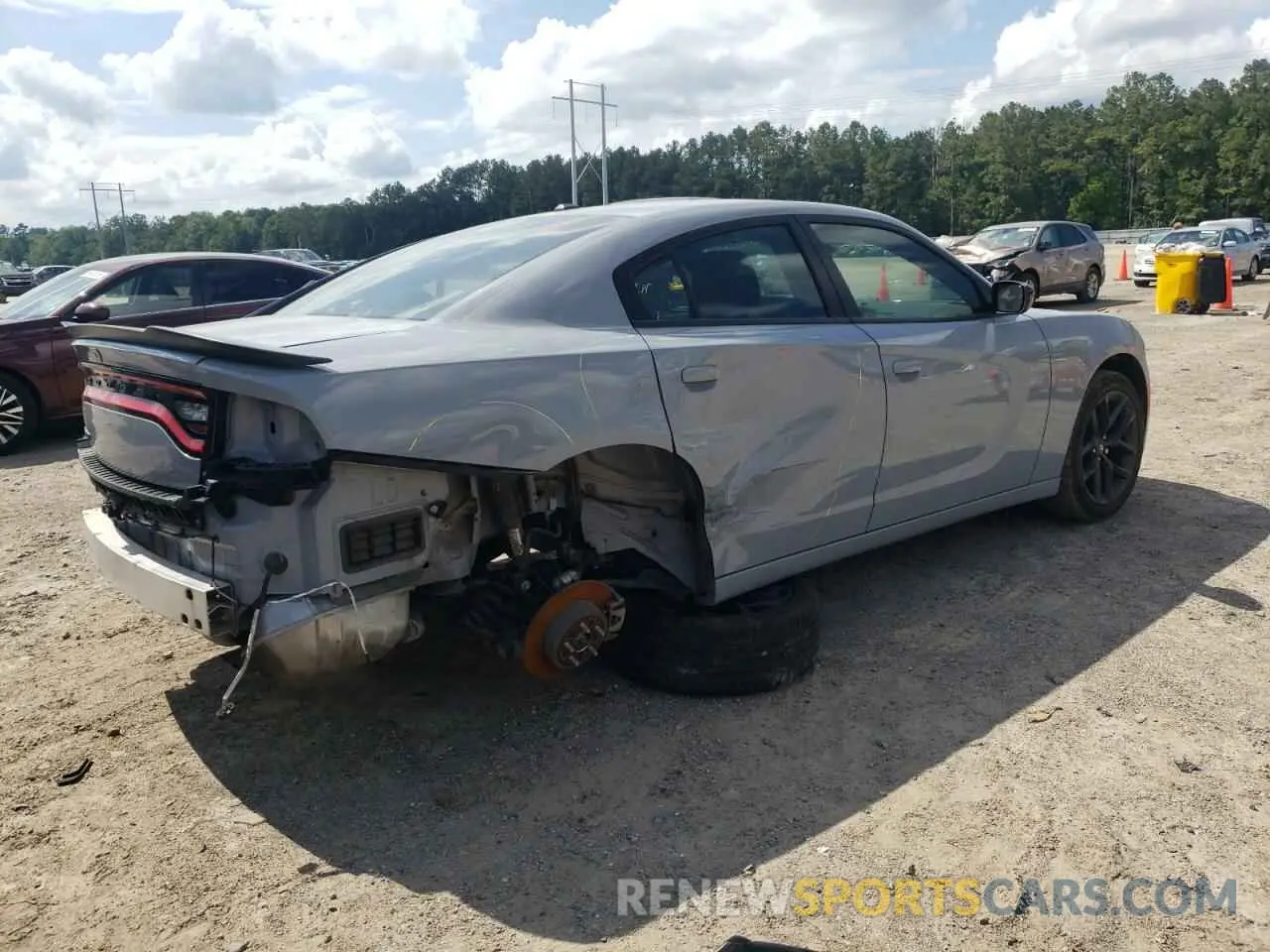 3 Photograph of a damaged car 2C3CDXBG7MH603876 DODGE CHARGER 2021
