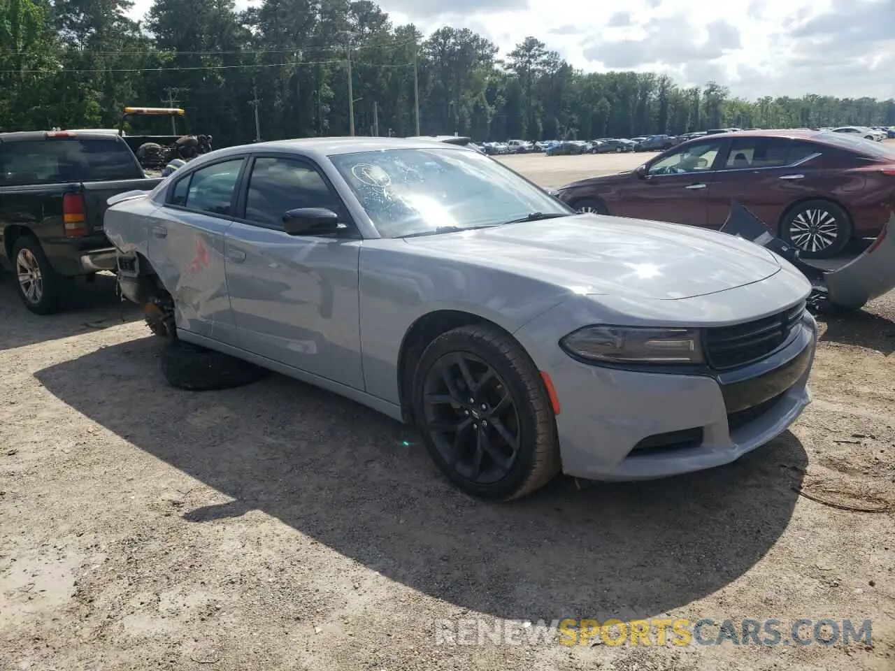 4 Photograph of a damaged car 2C3CDXBG7MH603876 DODGE CHARGER 2021