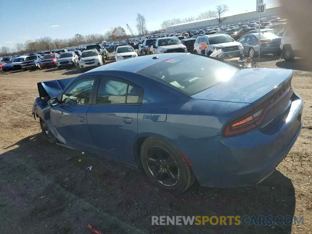 2 Photograph of a damaged car 2C3CDXBG7MH628292 DODGE CHARGER 2021