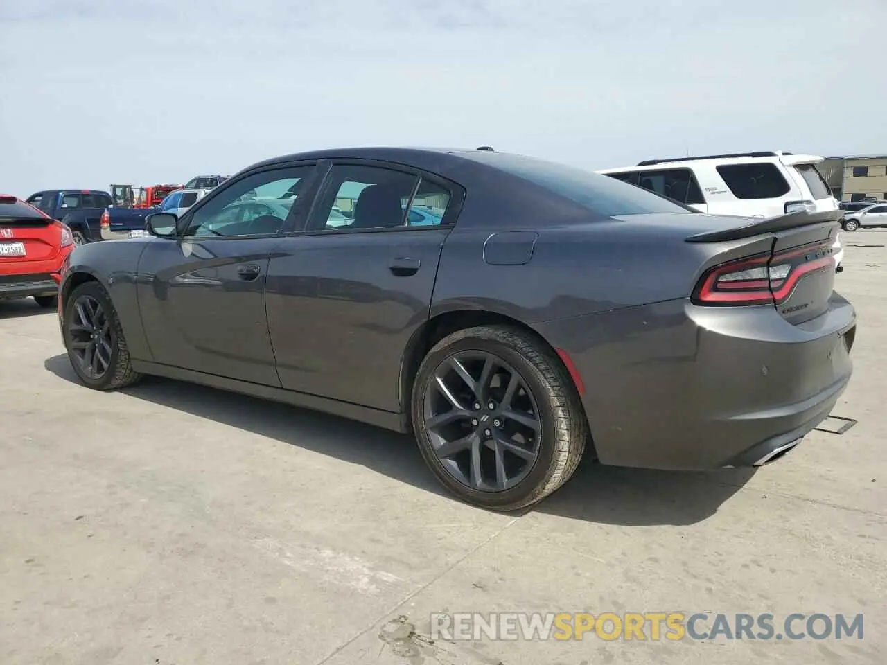 2 Photograph of a damaged car 2C3CDXBG7MH636733 DODGE CHARGER 2021
