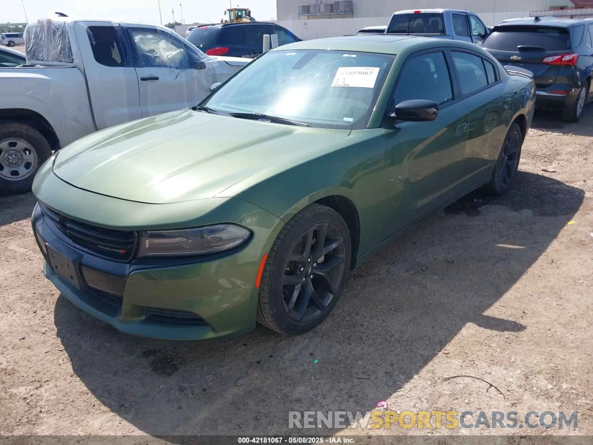 2 Photograph of a damaged car 2C3CDXBG7MH681655 DODGE CHARGER 2021