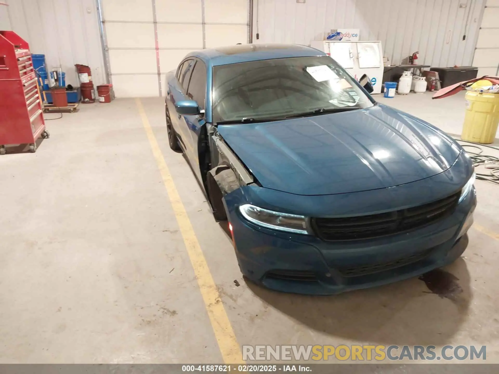 1 Photograph of a damaged car 2C3CDXBG8MH522255 DODGE CHARGER 2021