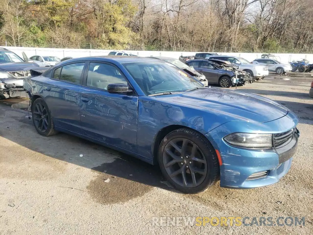 4 Photograph of a damaged car 2C3CDXBG8MH534129 DODGE CHARGER 2021