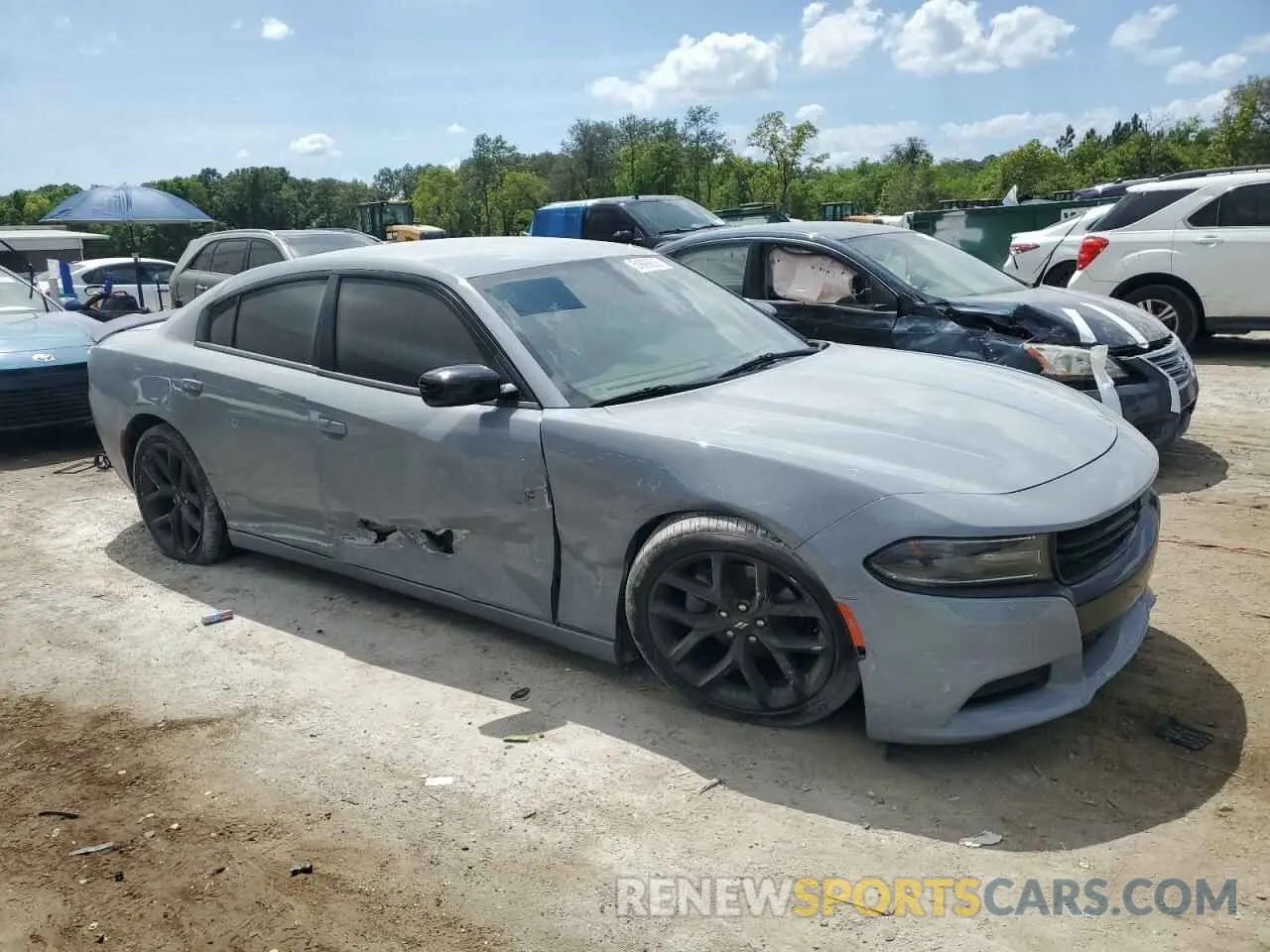 4 Photograph of a damaged car 2C3CDXBG8MH621724 DODGE CHARGER 2021