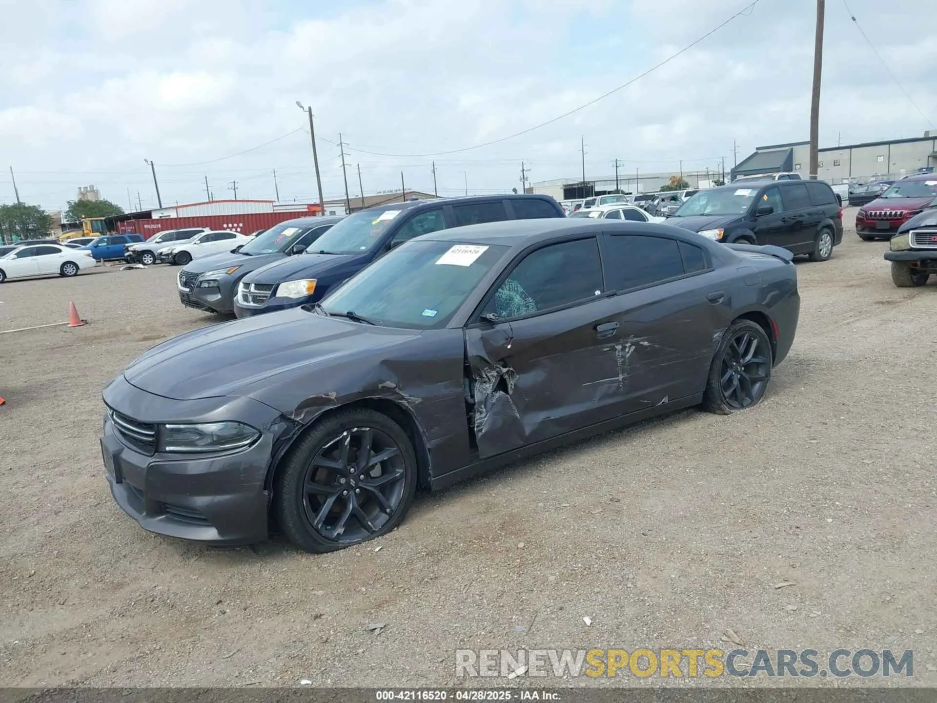 2 Photograph of a damaged car 2C3CDXBG8MH678103 DODGE CHARGER 2021