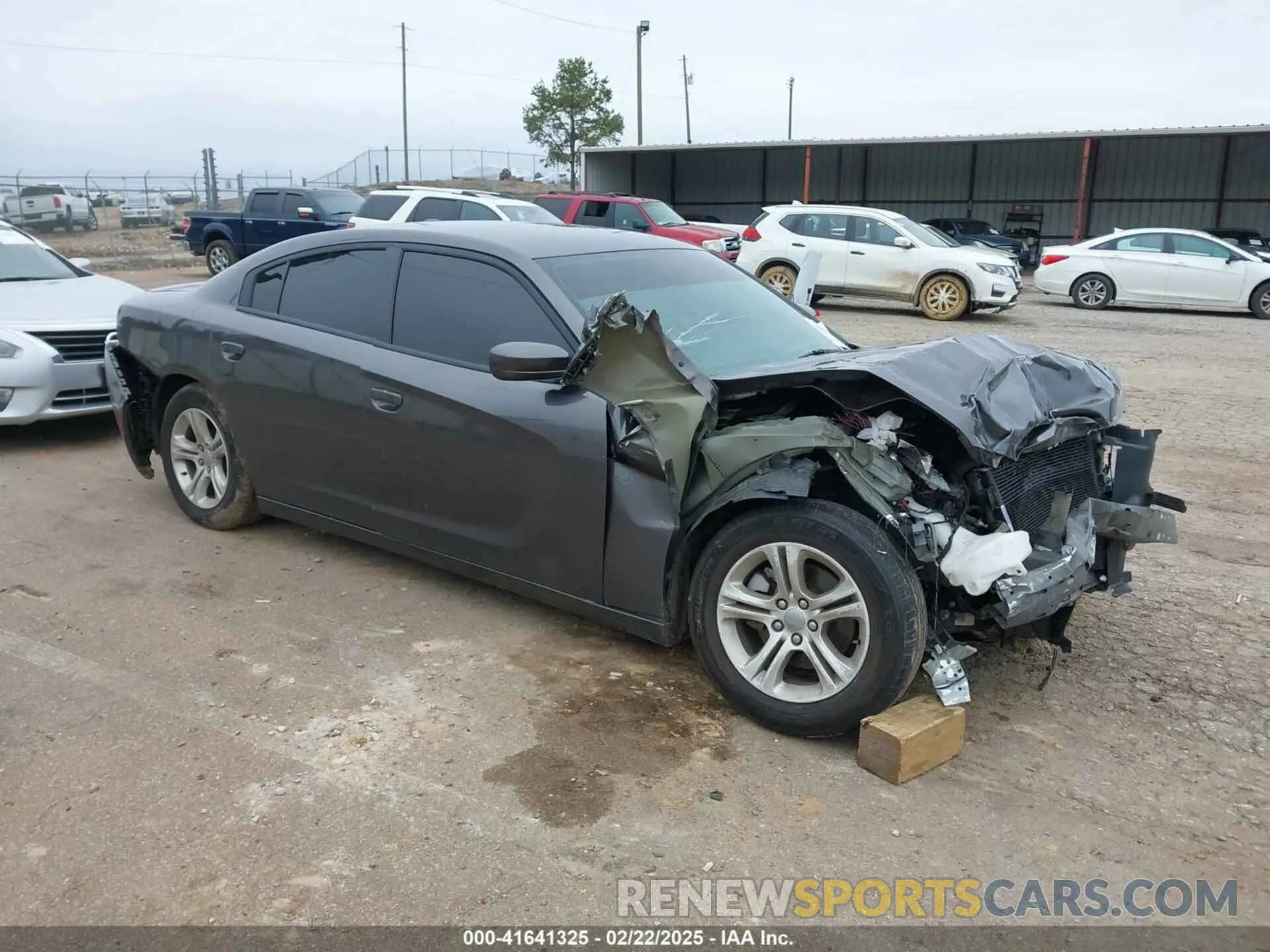 1 Photograph of a damaged car 2C3CDXBG9MH628200 DODGE CHARGER 2021