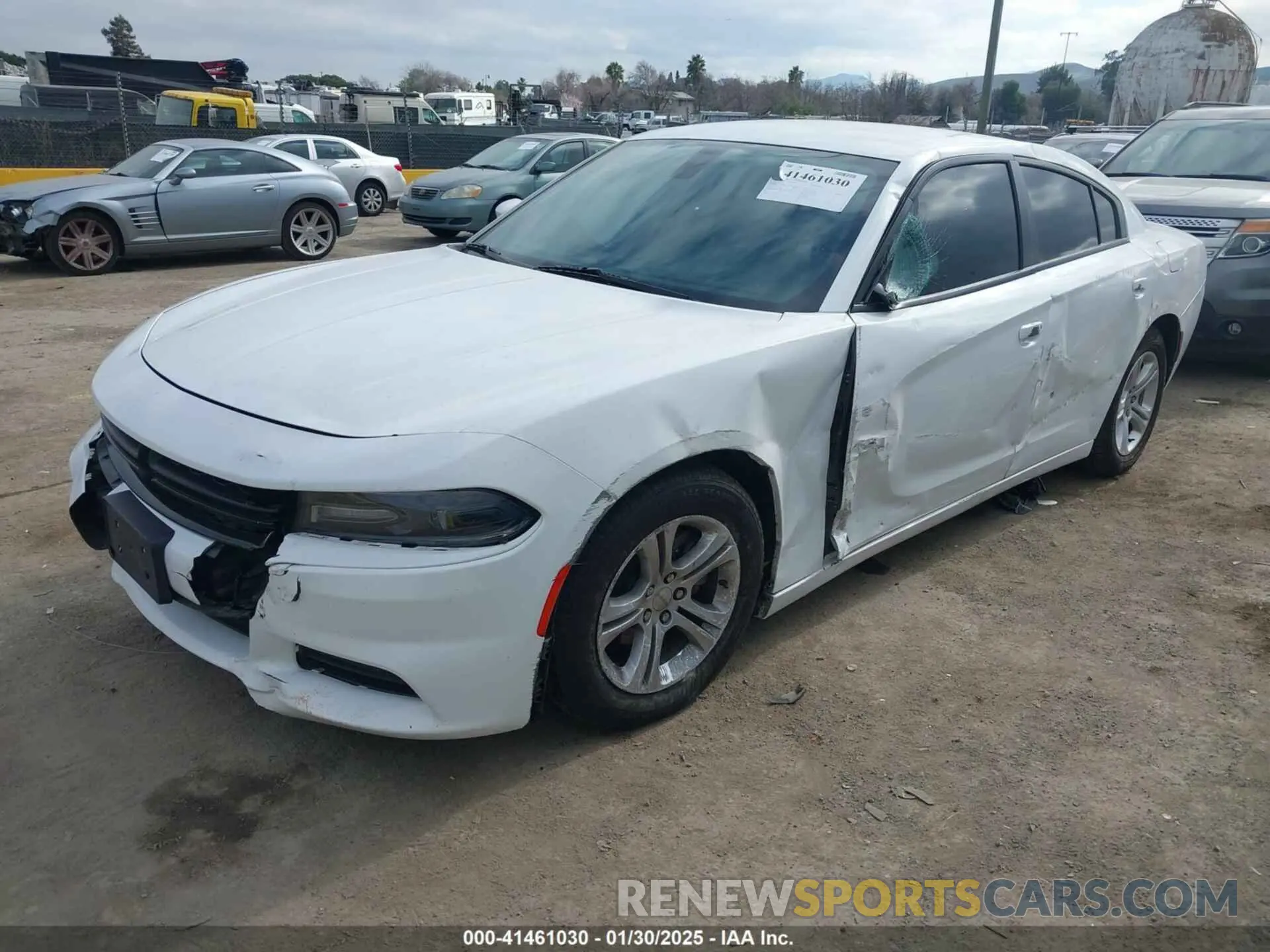 2 Photograph of a damaged car 2C3CDXBG9MH632361 DODGE CHARGER 2021