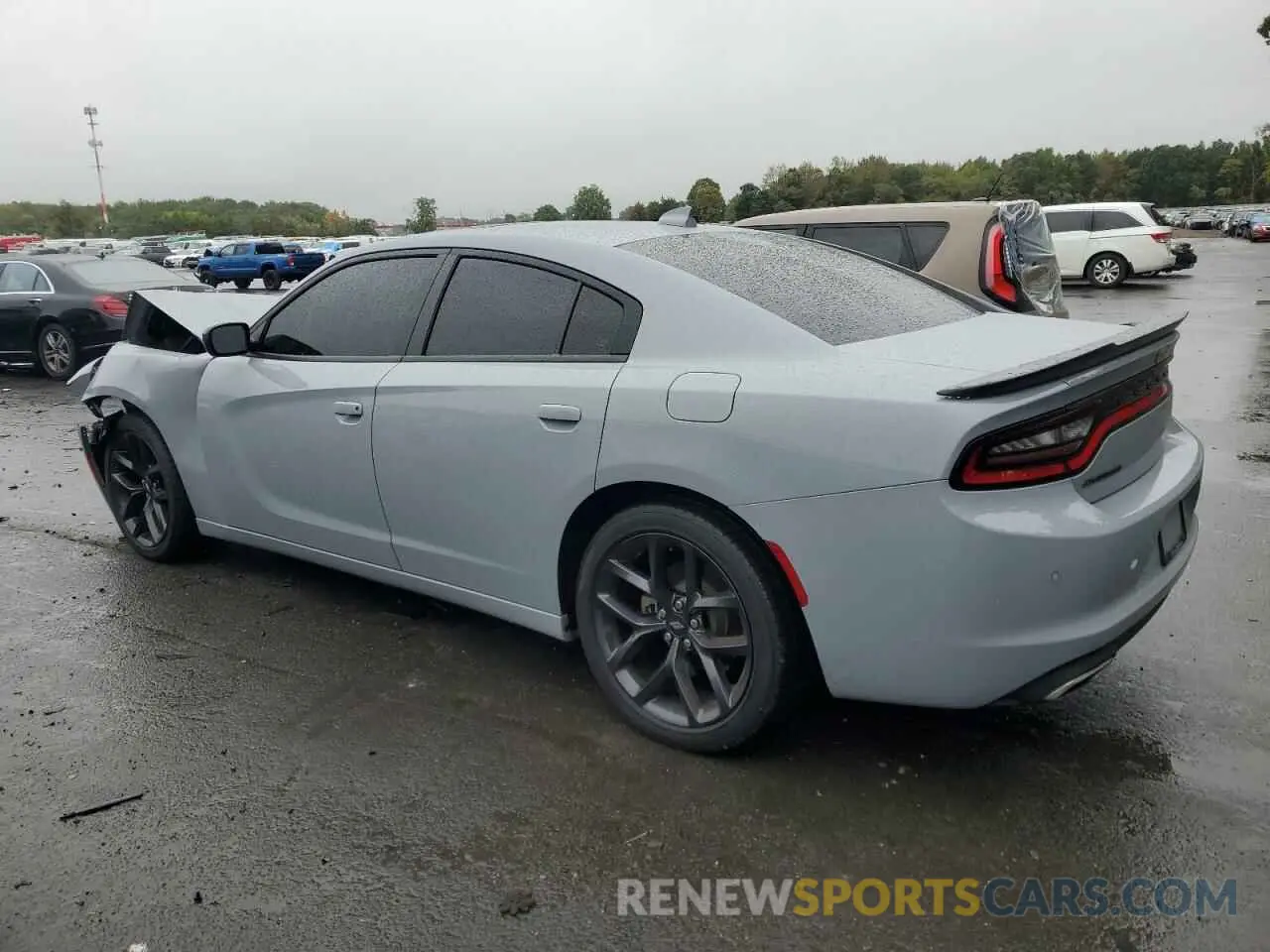2 Photograph of a damaged car 2C3CDXBG9MH633946 DODGE CHARGER 2021