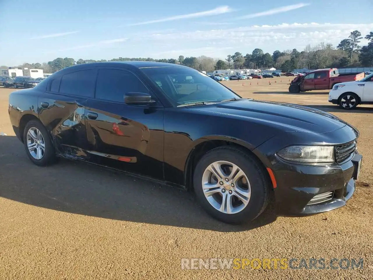 4 Photograph of a damaged car 2C3CDXBG9MH638855 DODGE CHARGER 2021