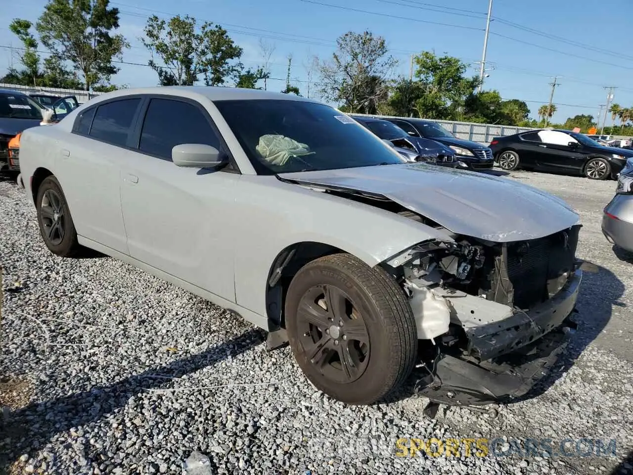 4 Photograph of a damaged car 2C3CDXBG9MH671127 DODGE CHARGER 2021
