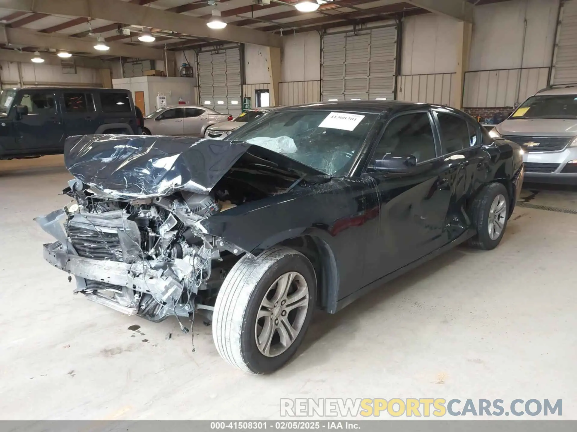2 Photograph of a damaged car 2C3CDXBGXMH522550 DODGE CHARGER 2021