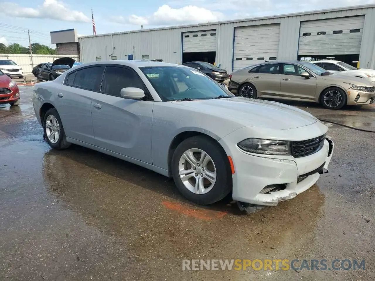 4 Photograph of a damaged car 2C3CDXBGXMH548095 DODGE CHARGER 2021