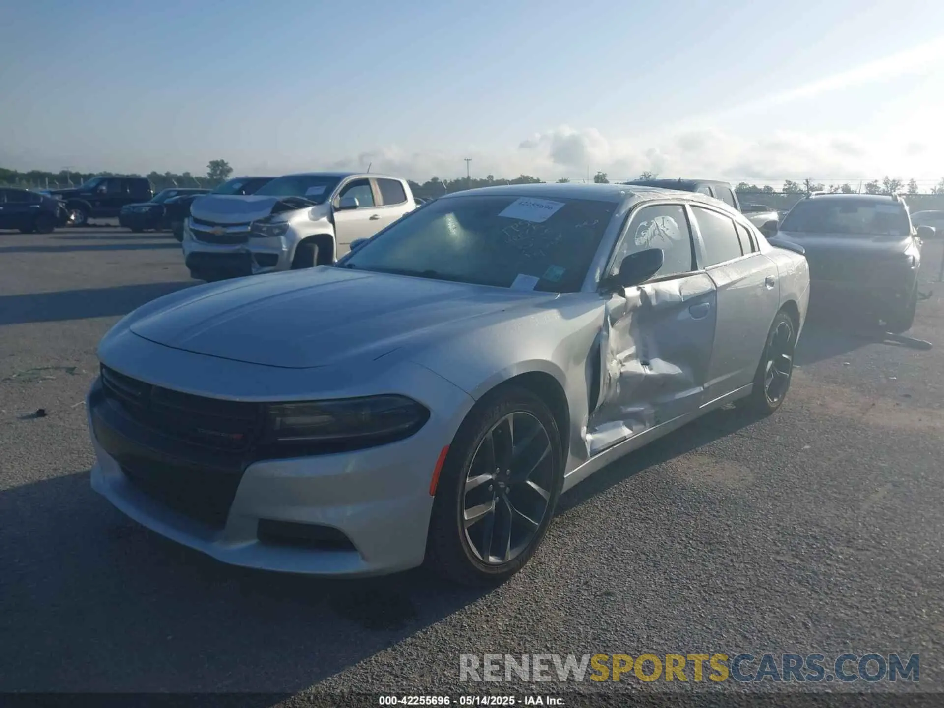 2 Photograph of a damaged car 2C3CDXBGXMH570033 DODGE CHARGER 2021