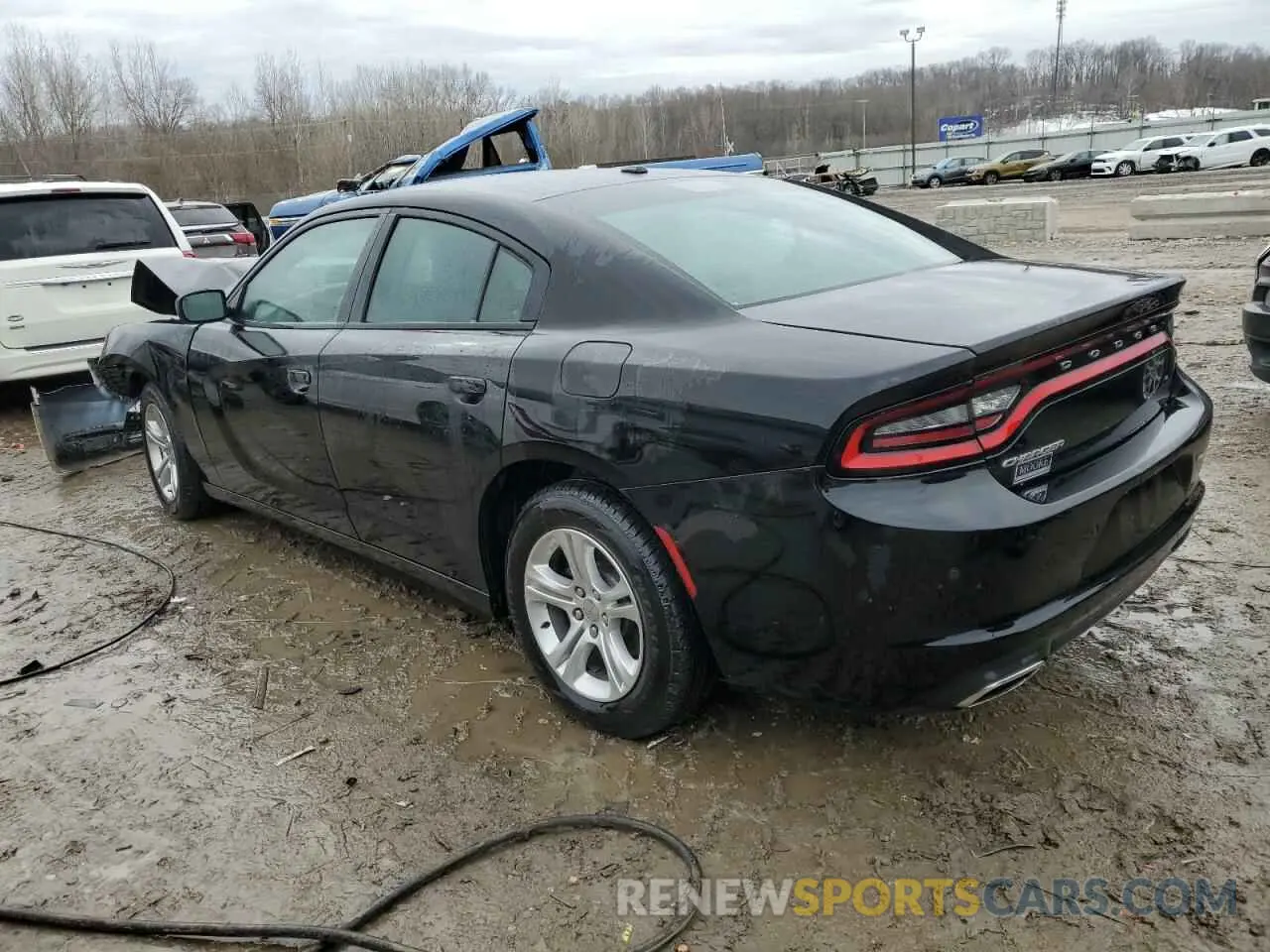 2 Photograph of a damaged car 2C3CDXBGXMH641084 DODGE CHARGER 2021