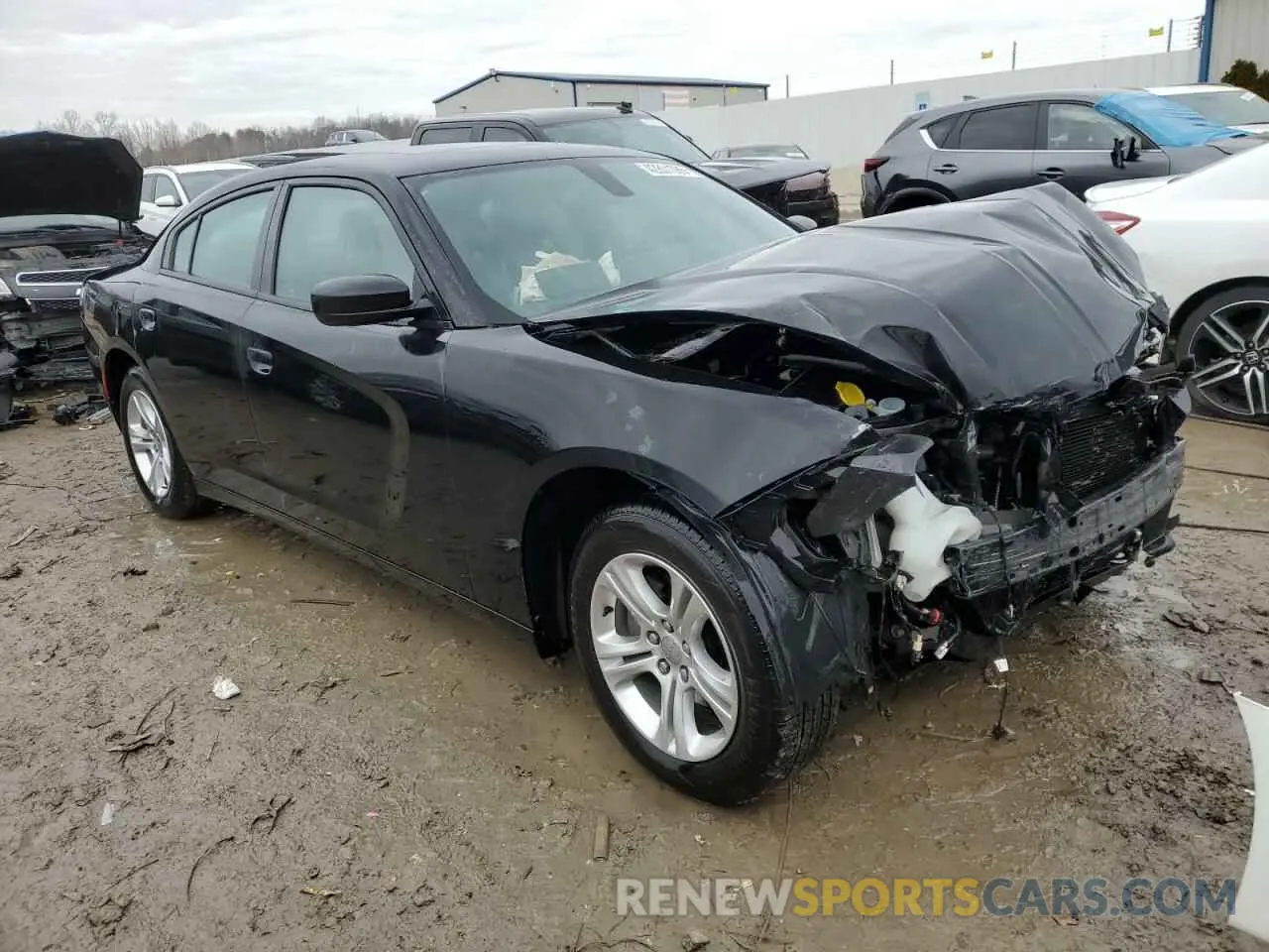 4 Photograph of a damaged car 2C3CDXBGXMH641084 DODGE CHARGER 2021