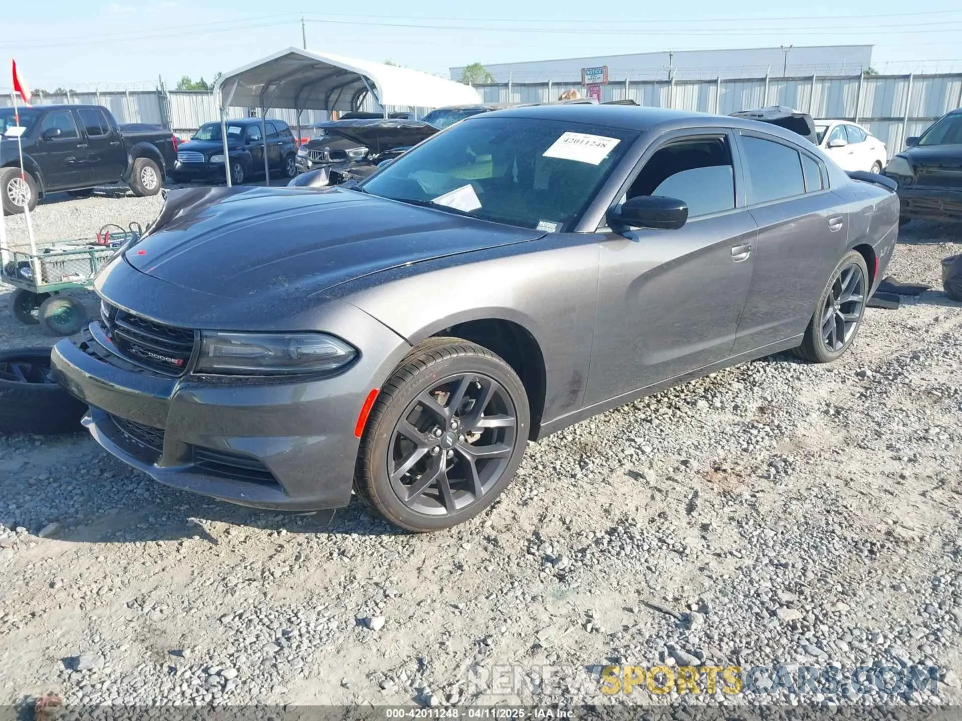 2 Photograph of a damaged car 2C3CDXBGXMH659892 DODGE CHARGER 2021