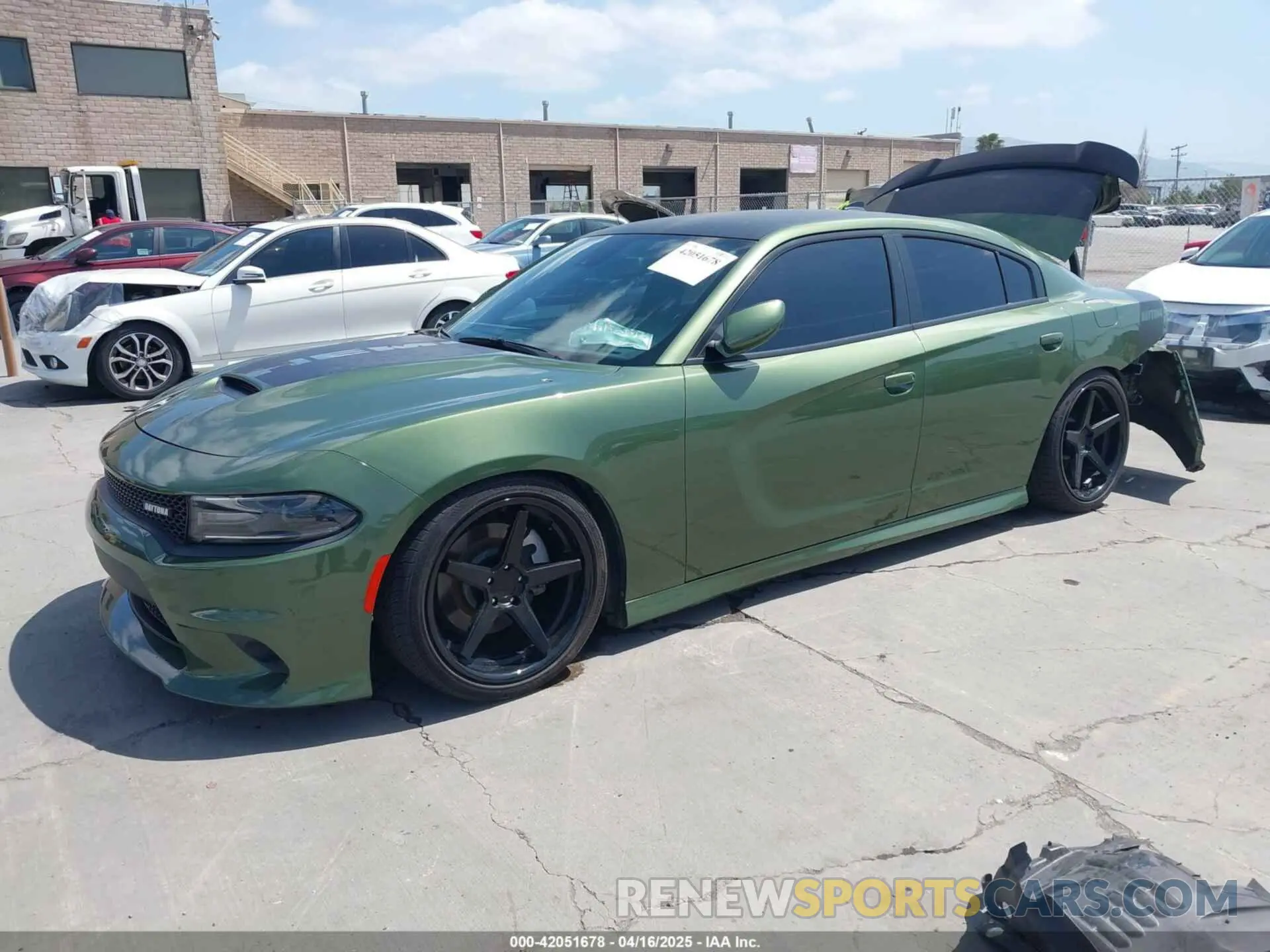 2 Photograph of a damaged car 2C3CDXCT0MH652199 DODGE CHARGER 2021
