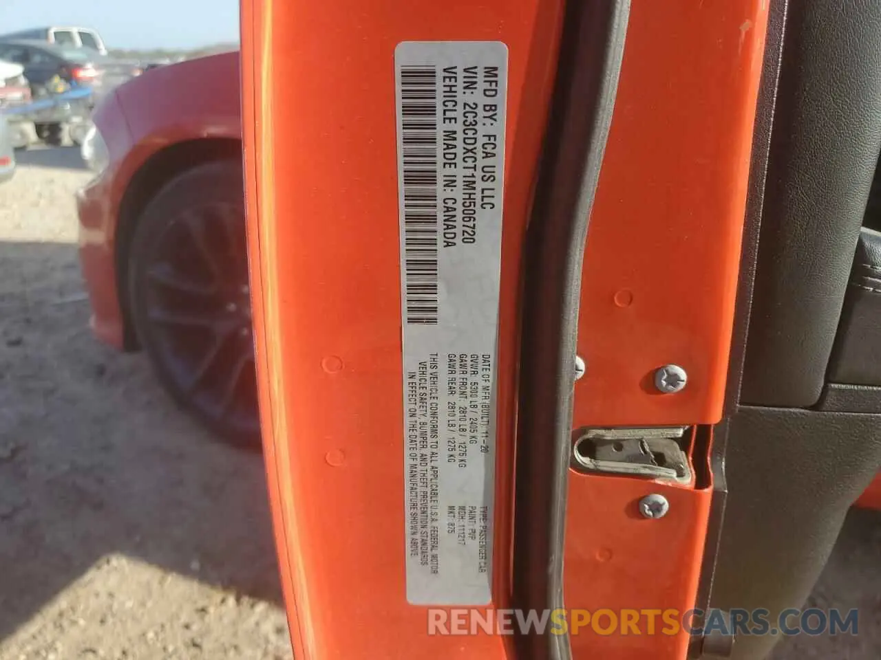 13 Photograph of a damaged car 2C3CDXCT1MH506720 DODGE CHARGER 2021