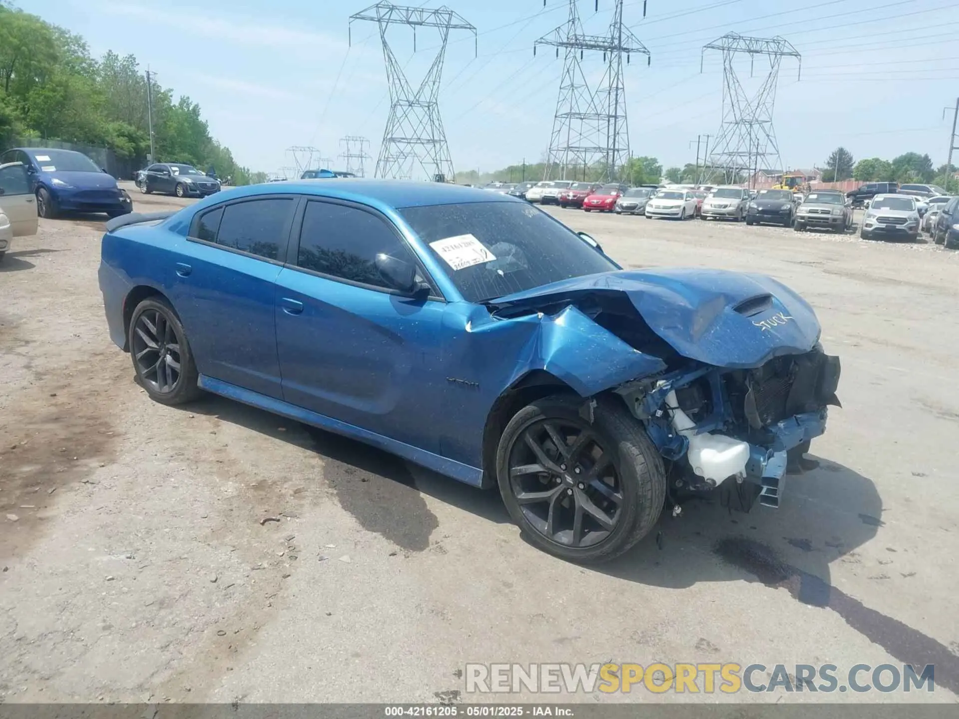 1 Photograph of a damaged car 2C3CDXCT1MH657041 DODGE CHARGER 2021