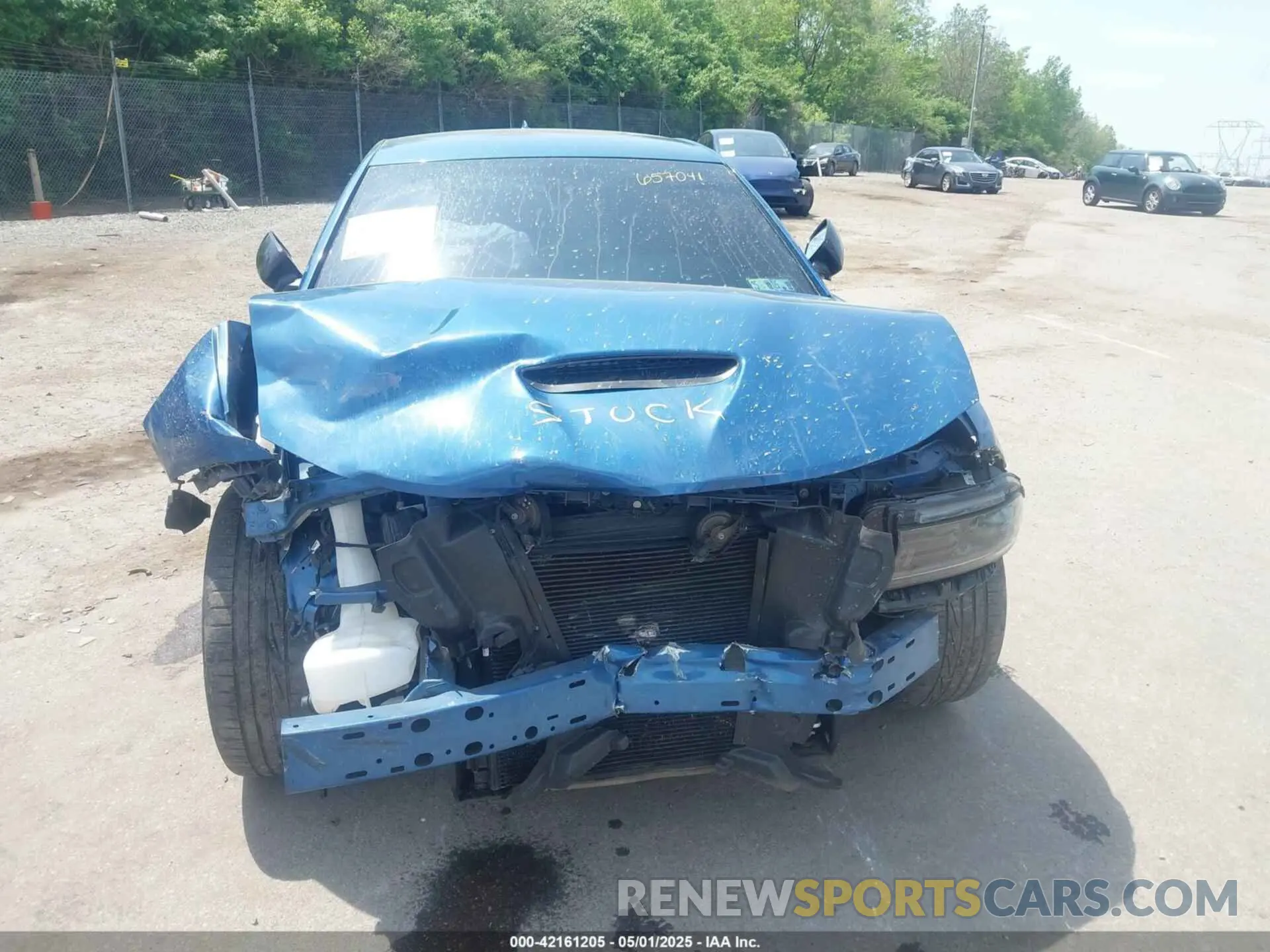 17 Photograph of a damaged car 2C3CDXCT1MH657041 DODGE CHARGER 2021