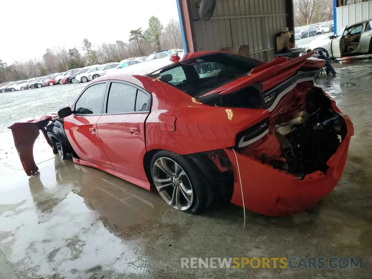 2 Photograph of a damaged car 2C3CDXCT2MH583984 DODGE CHARGER 2021