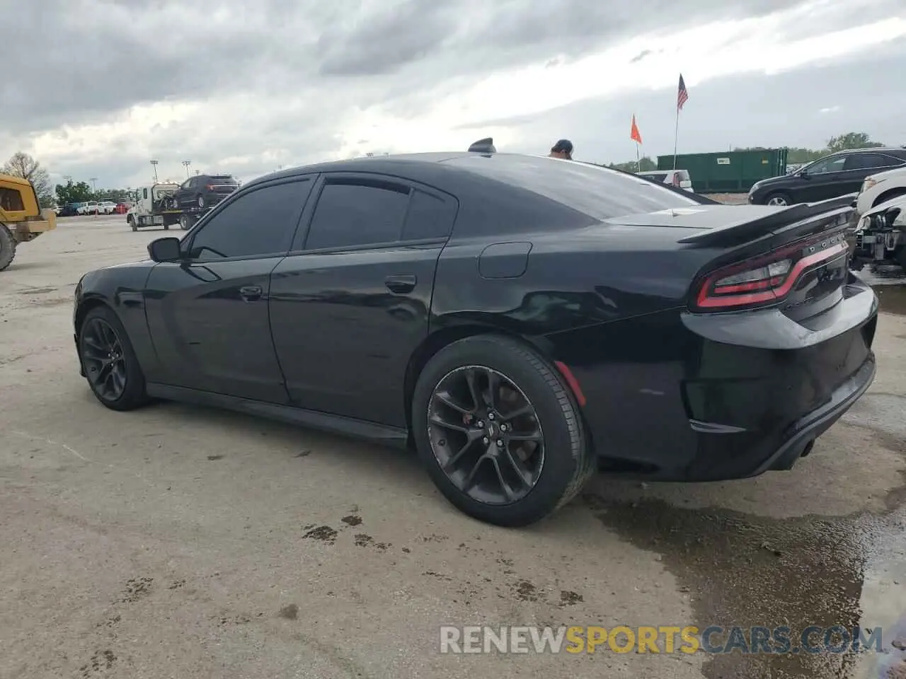 2 Photograph of a damaged car 2C3CDXCT2MH594757 DODGE CHARGER 2021