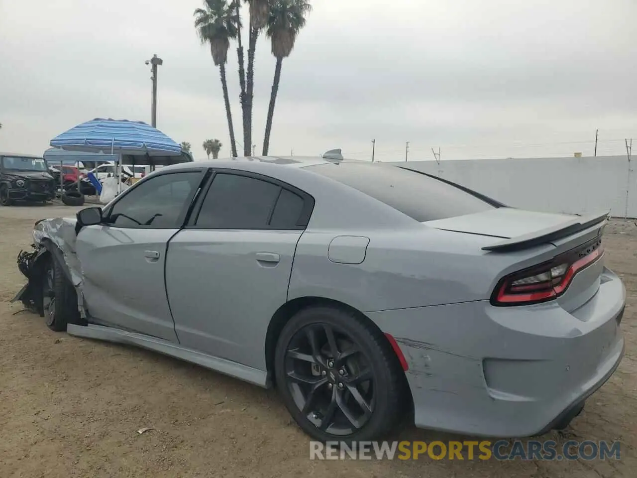 2 Photograph of a damaged car 2C3CDXCT2MH636389 DODGE CHARGER 2021