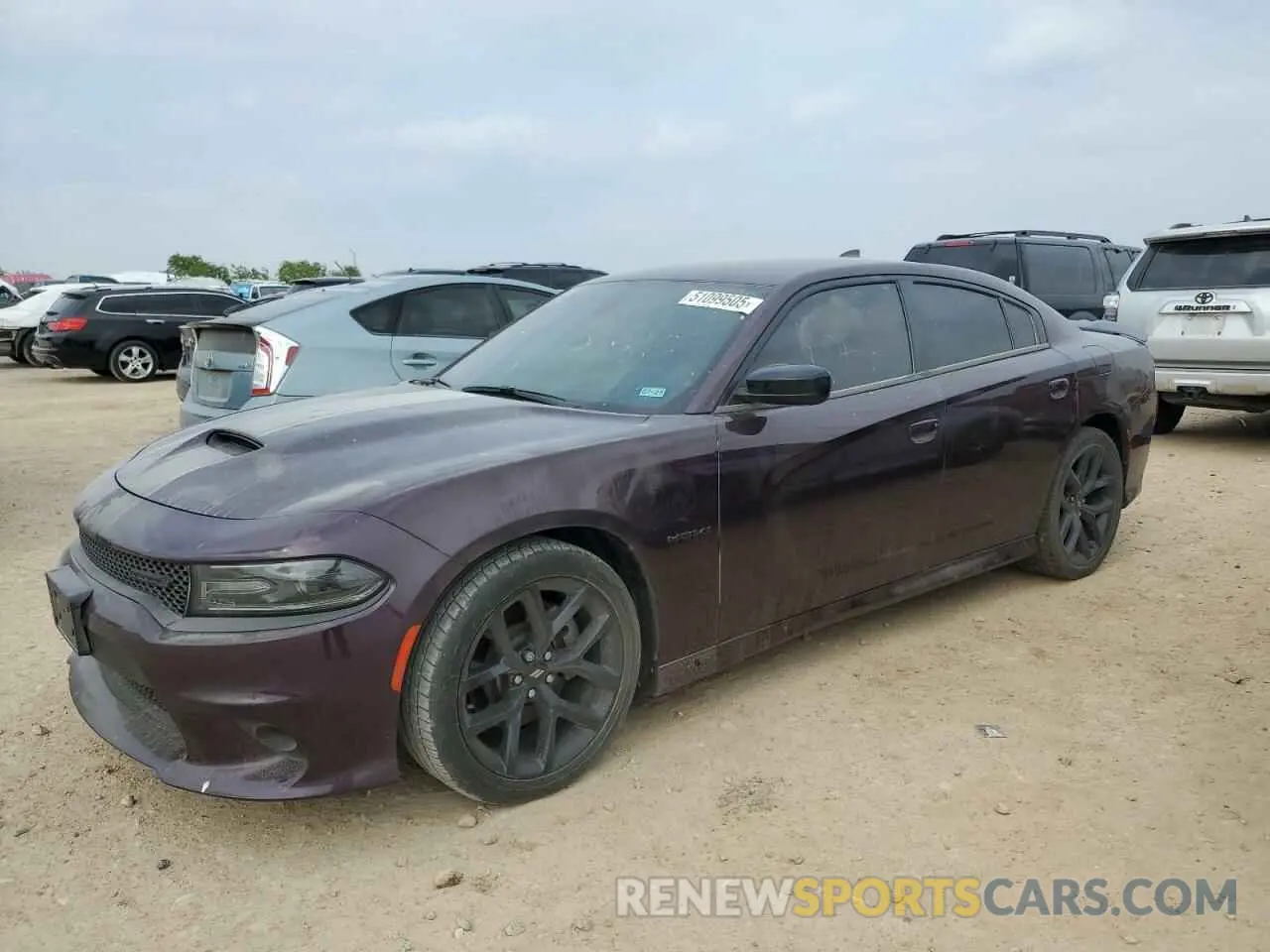 1 Photograph of a damaged car 2C3CDXCT2MH644038 DODGE CHARGER 2021