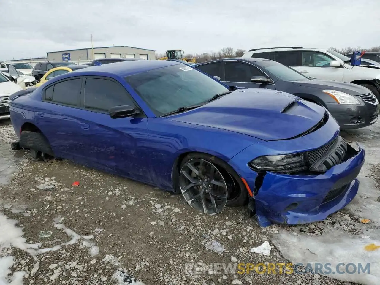 4 Photograph of a damaged car 2C3CDXCT2MH656805 DODGE CHARGER 2021