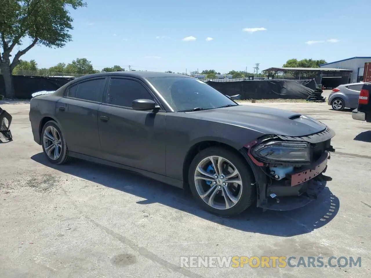 4 Photograph of a damaged car 2C3CDXCT3MH575358 DODGE CHARGER 2021