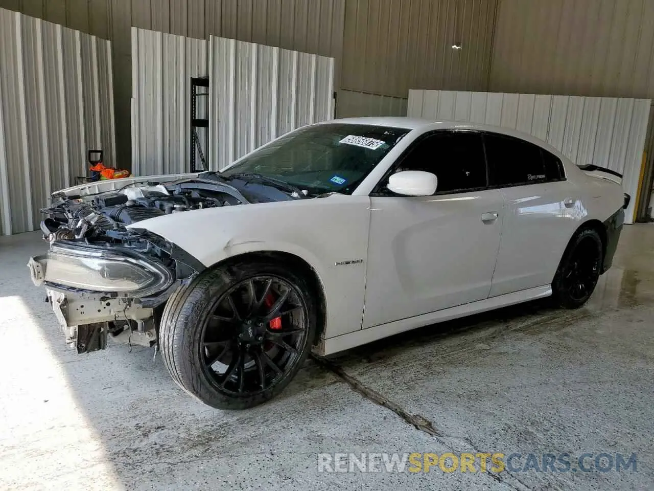 1 Photograph of a damaged car 2C3CDXCT3MH601974 DODGE CHARGER 2021