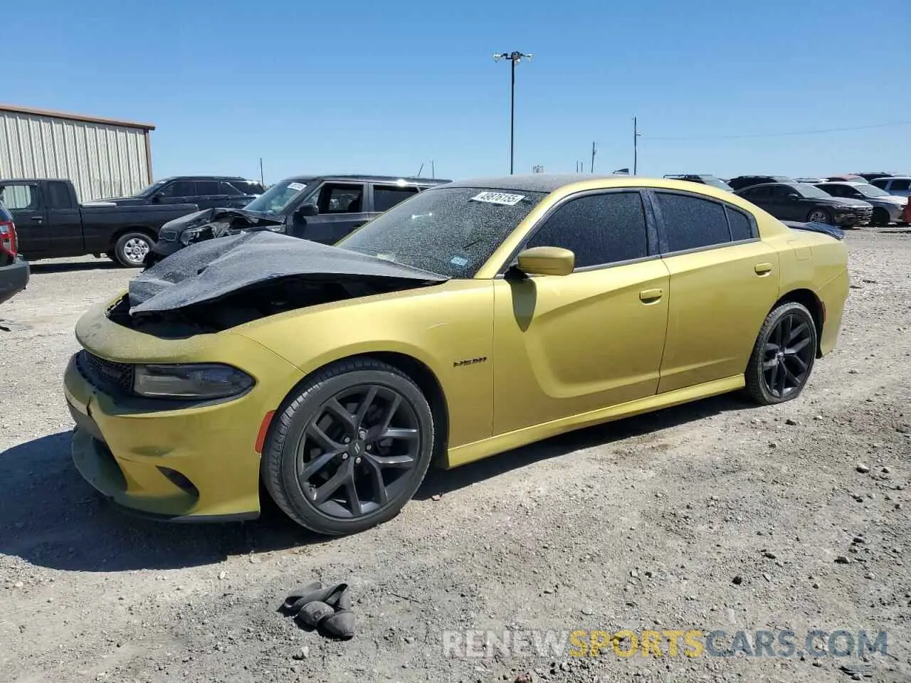 1 Photograph of a damaged car 2C3CDXCT3MH616684 DODGE CHARGER 2021