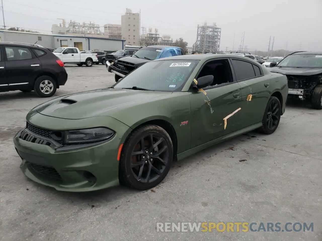 1 Photograph of a damaged car 2C3CDXCT3MH628835 DODGE CHARGER 2021
