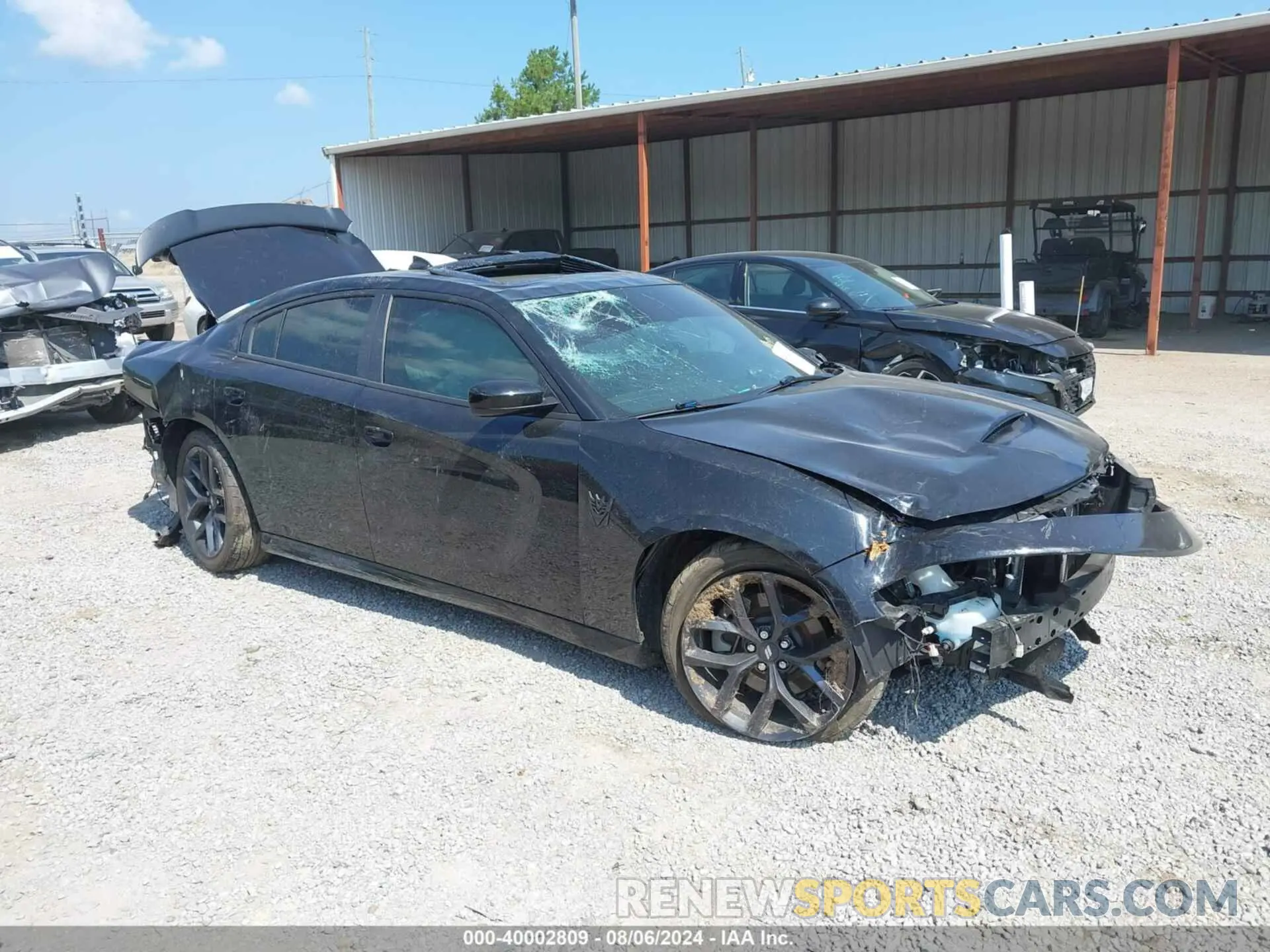 1 Photograph of a damaged car 2C3CDXCT3MH652620 DODGE CHARGER 2021