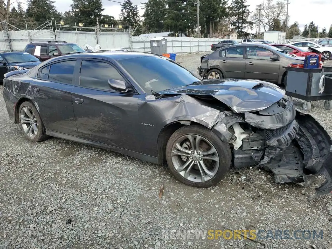 4 Photograph of a damaged car 2C3CDXCT4MH547844 DODGE CHARGER 2021