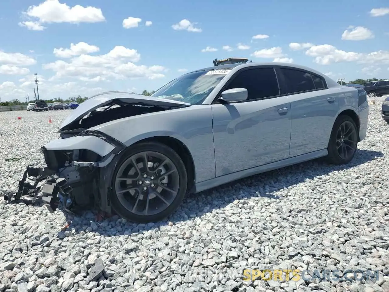 1 Photograph of a damaged car 2C3CDXCT4MH598342 DODGE CHARGER 2021