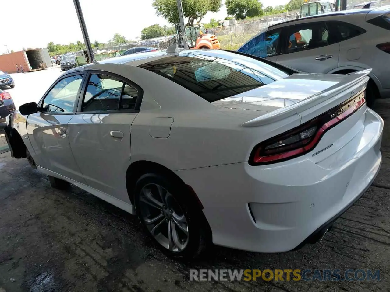 2 Photograph of a damaged car 2C3CDXCT6MH520693 DODGE CHARGER 2021