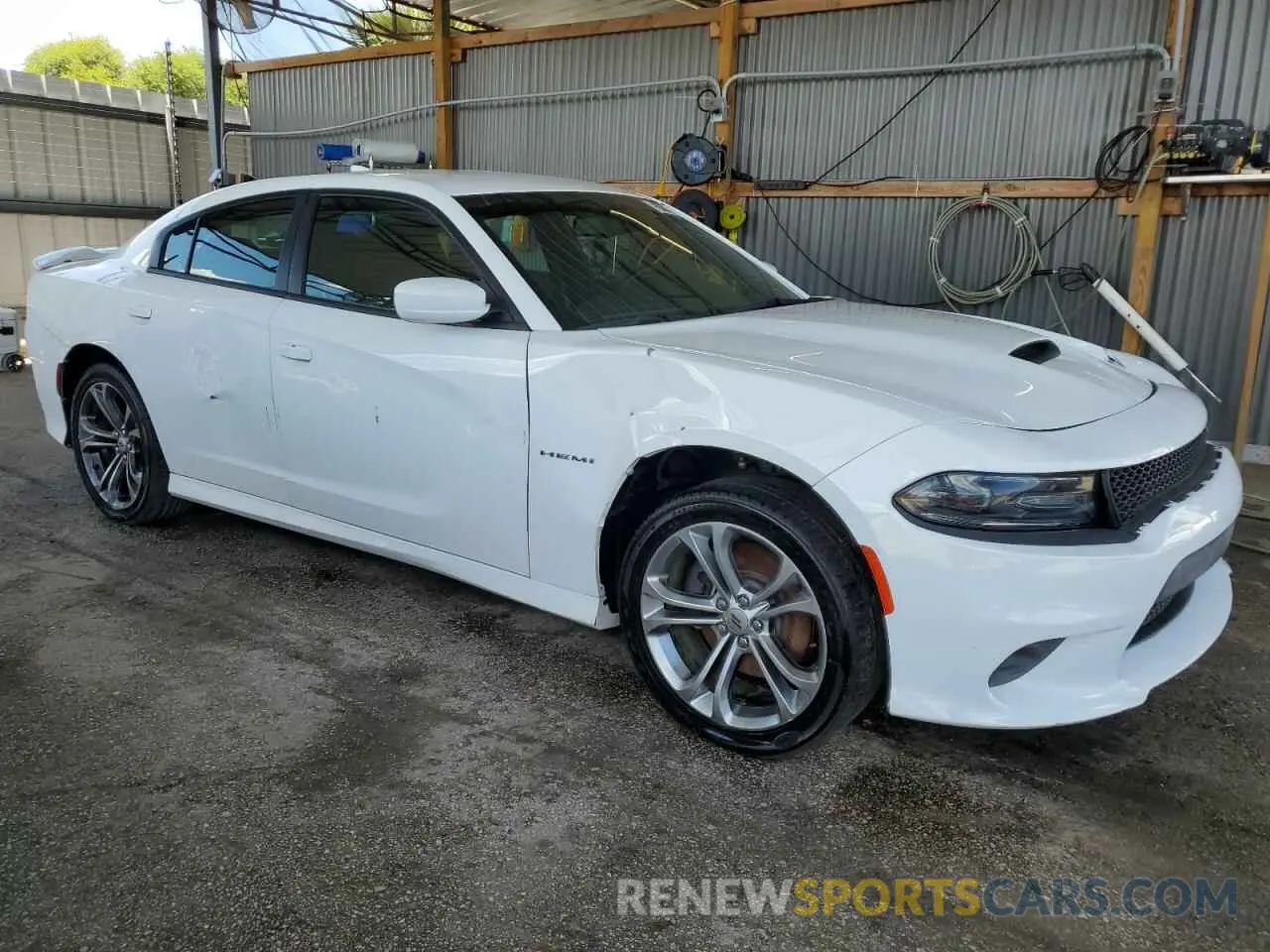4 Photograph of a damaged car 2C3CDXCT6MH520693 DODGE CHARGER 2021
