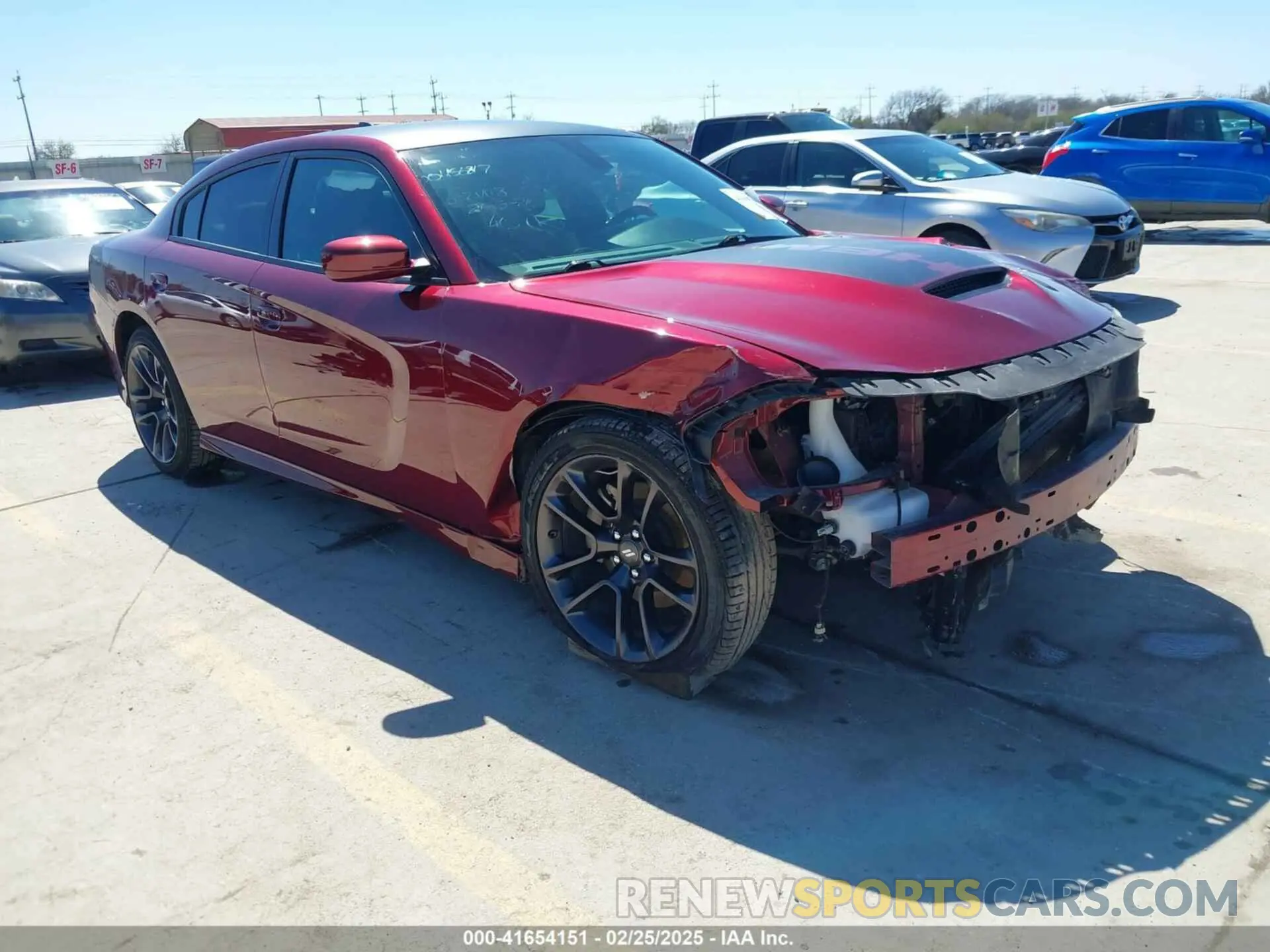 1 Photograph of a damaged car 2C3CDXCT6MH612418 DODGE CHARGER 2021