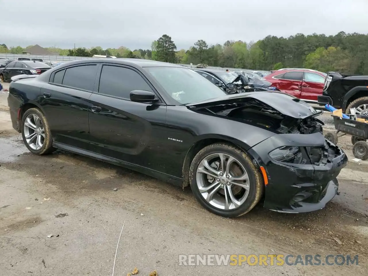 4 Photograph of a damaged car 2C3CDXCT6MH639845 DODGE CHARGER 2021