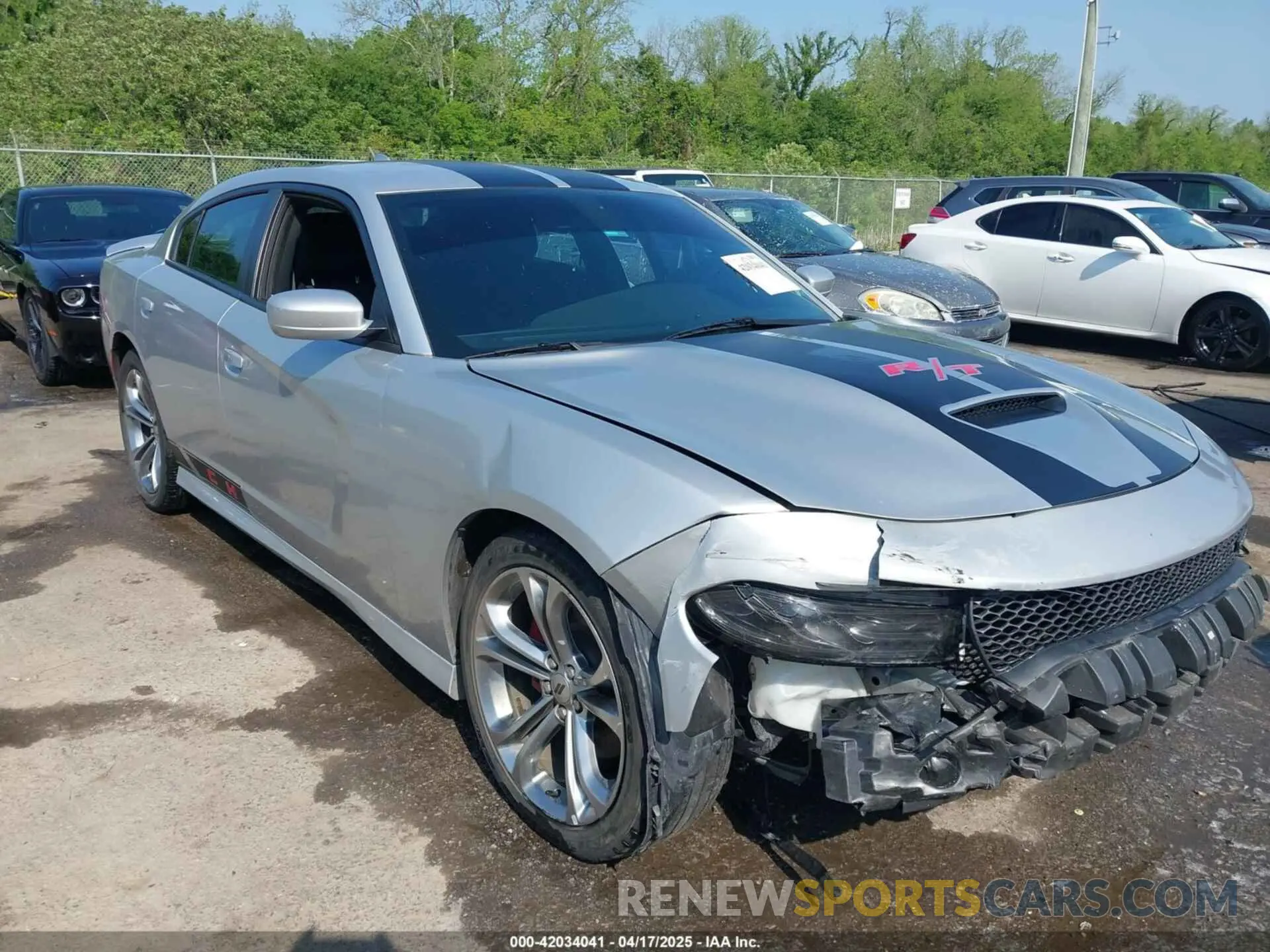 1 Photograph of a damaged car 2C3CDXCT7MH552987 DODGE CHARGER 2021