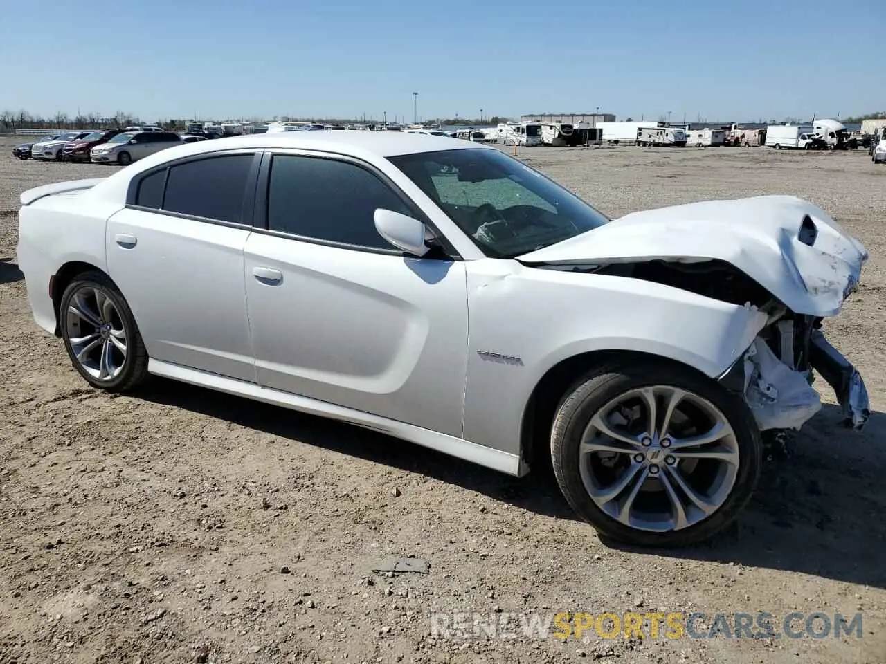 4 Photograph of a damaged car 2C3CDXCT7MH553878 DODGE CHARGER 2021