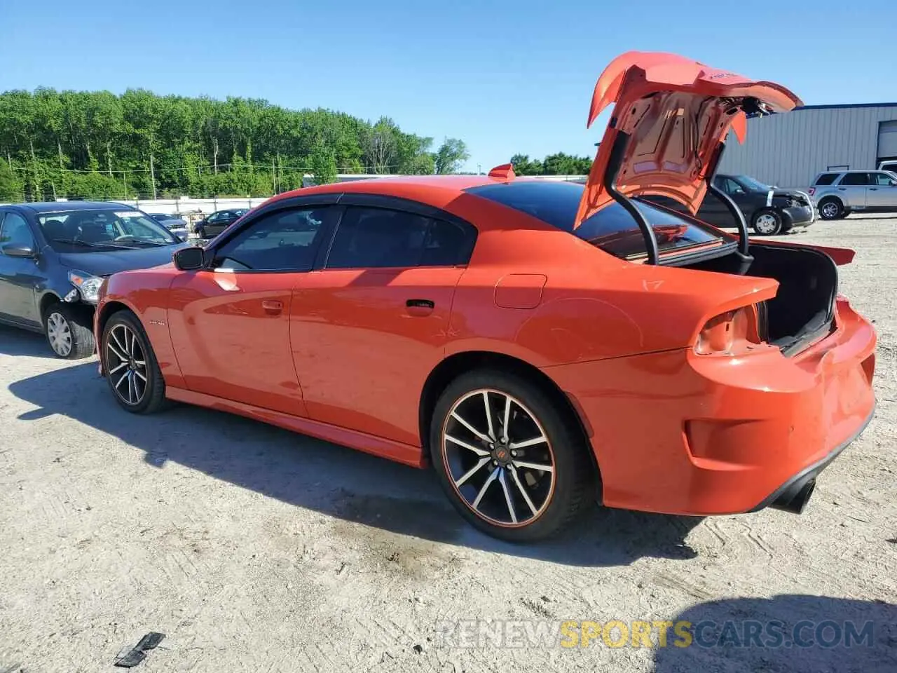 2 Photograph of a damaged car 2C3CDXCT7MH588405 DODGE CHARGER 2021