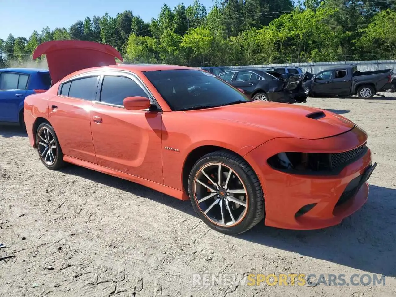 4 Photograph of a damaged car 2C3CDXCT7MH588405 DODGE CHARGER 2021