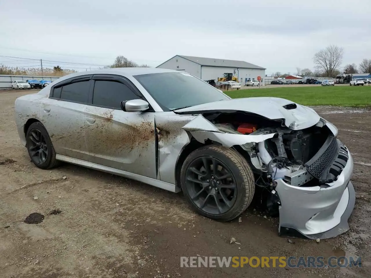 4 Photograph of a damaged car 2C3CDXCT7MH594513 DODGE CHARGER 2021