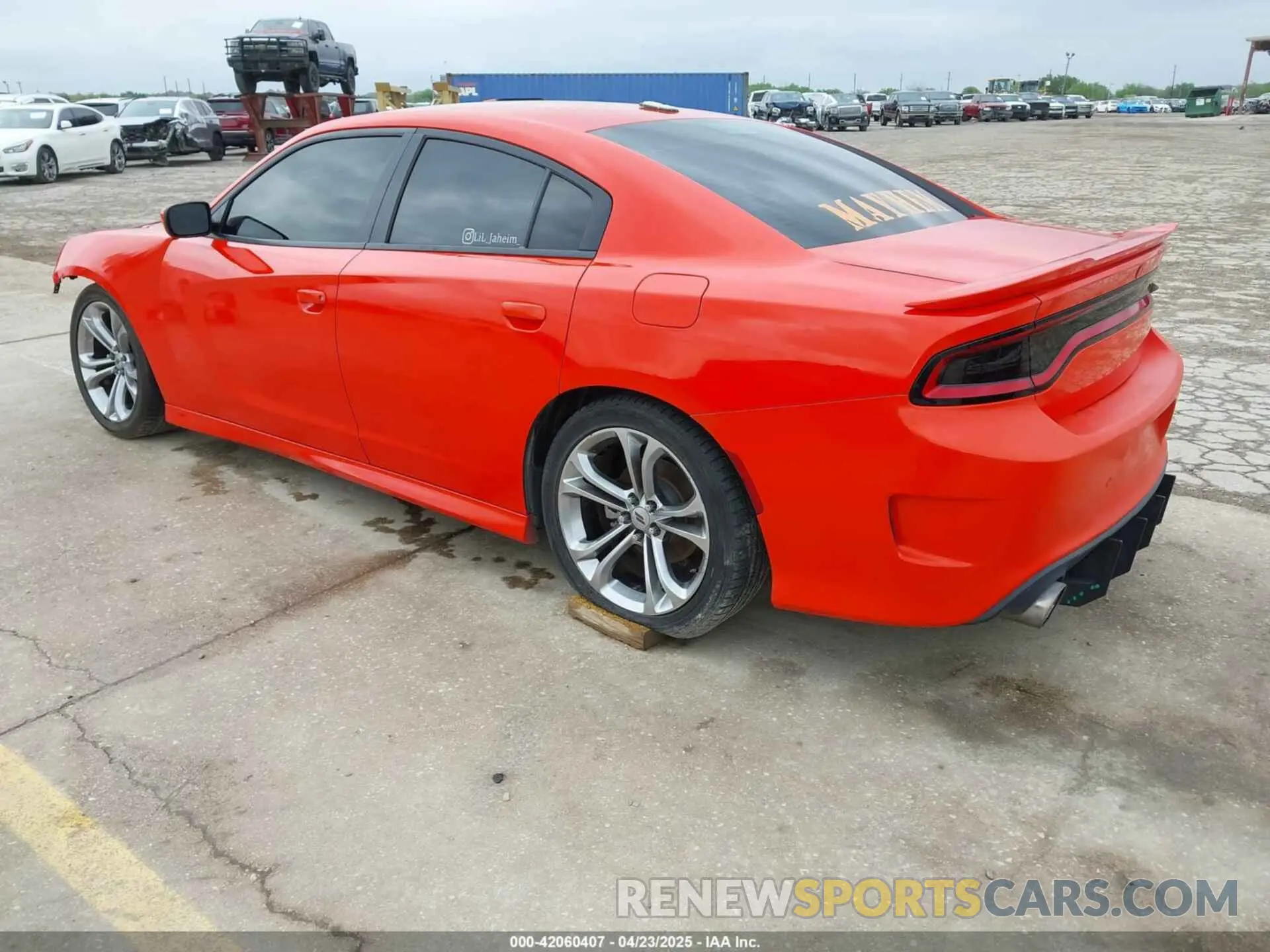 3 Photograph of a damaged car 2C3CDXCT7MH602142 DODGE CHARGER 2021